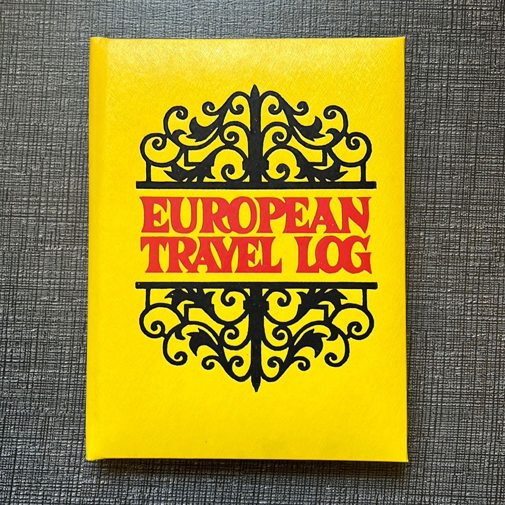 European Travel Log journal